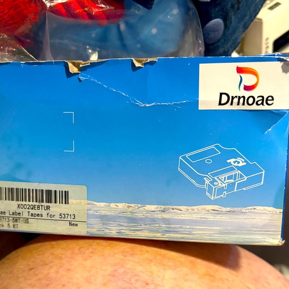 New Label Orison Compatible with Black/White Labeling Cassette for LabelManager - Picture 2 of 12